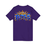 Blue Boss Streetwear Graphic V-Neck T-Shirt