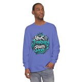 Unisex Keep Going Motivational Graphic Long Sleeve T-Shirt