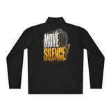 Quarter-Zip Pullover — "Move in Silence" Graphic