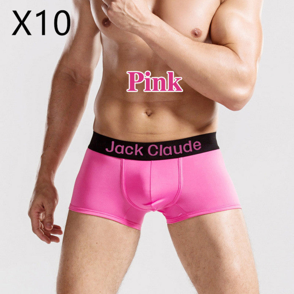 Men's black boxer briefs with breathable stretch fabric, supportive fit, and soft waistband for everyday comfort.