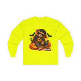 Halloween Streetwear Teddy Bear Graphic Long Sleeve