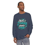Unisex Keep Going Motivational Graphic Long Sleeve T-Shirt