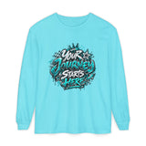 Unisex Keep Going Motivational Graphic Long Sleeve T-Shirt