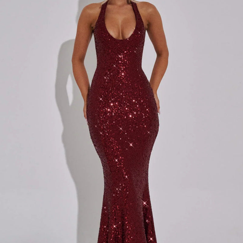 Women's sleeveless waist pullover dress with a flattering and comfortable fit.
