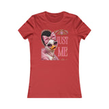 Just Me Womens Tee - Glam Duck Graphic Shirt