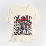 Faith Over Fear T‑Shirt — Prayer Hands & Doves Christian Tee