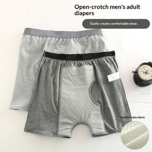 Men's waterproof leak-proof incontinence underwear with highly absorbent protection.