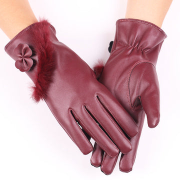 Women's Autumn & Winter Warm Gloves - Black
