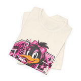 Delicious Pink Duck Graphic Tee — Cute Retro Streetwear T-Shirt