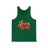 Jesus Is My Strength Women’s Long Sleeve Shirt