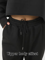 Women’s 1997 Cropped Sweatshirt & Jogger Set - Red