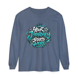 Unisex Keep Going Motivational Graphic Long Sleeve T-Shirt
