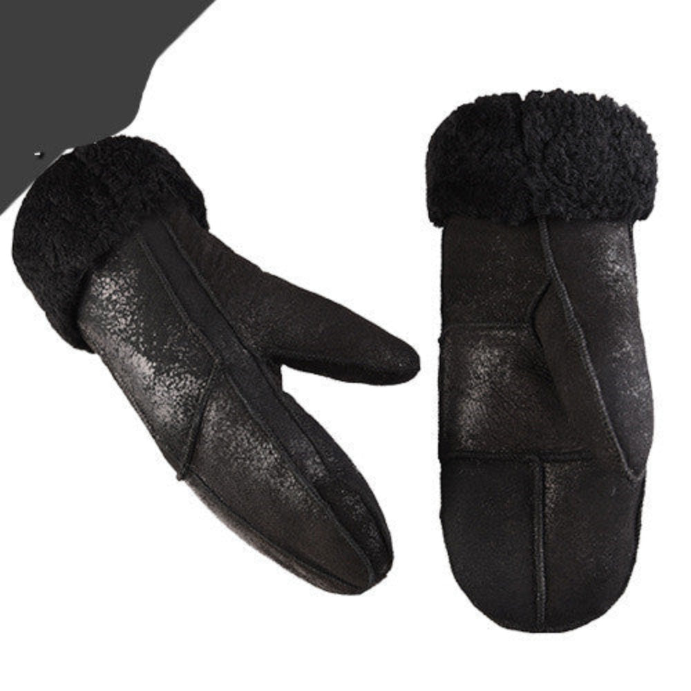 Winter Windproof Thermal Gloves for Men & Women - Black