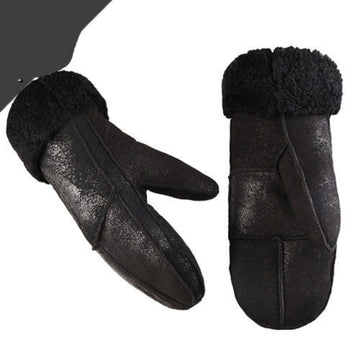 Winter Windproof Thermal Gloves for Men & Women - Black