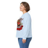Money Makes Moves Teddy Bear Graphic Long Sleeve Shirt