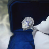 2 carat moissanite ring crafted in 925 sterling silver with a brilliant sparkling gemstone.