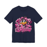 Delicious Pink Duck Graphic Tee — Cute Retro Streetwear T-Shirt