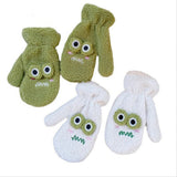Women's velvet winter fashion gloves with a soft warm lining.