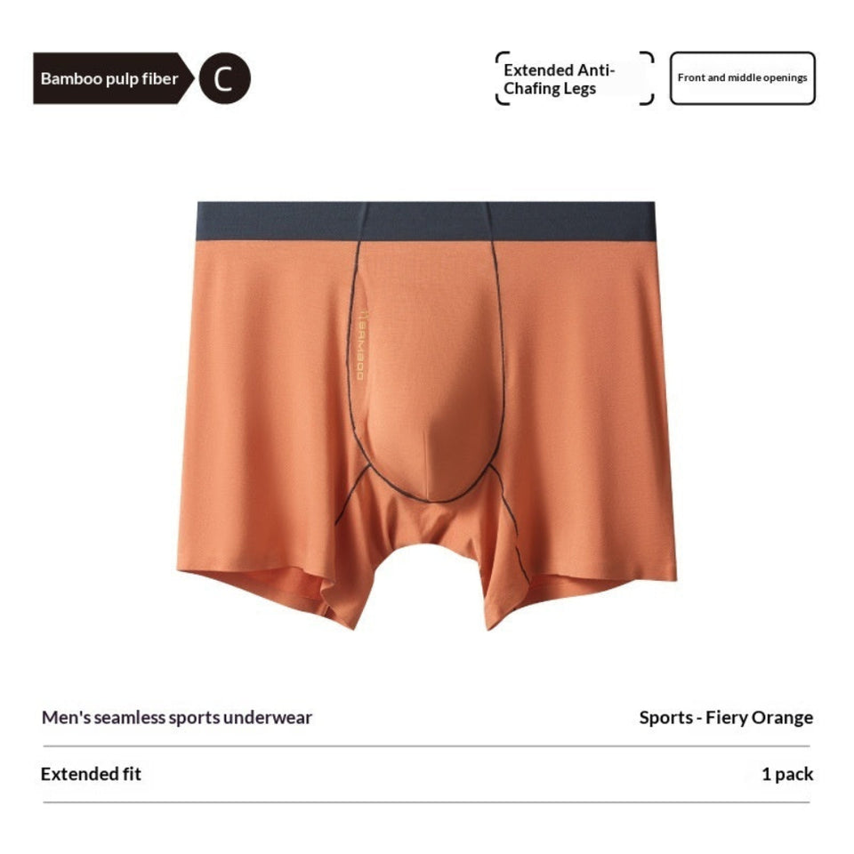 Men's lightweight ice silk boxer briefs.