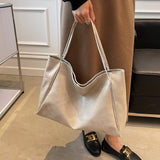 Vintage Women's Tote Bag Athletic Casual Fashion Large Capacity Leather - Red