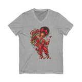 Girl Power V-Neck Tee – 'Pretty Girl Hustle' Graphic Tee for Girls & Teens