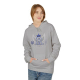 Royal R Crest Hoodie — Winged Letter R Crown Graphic Hoodie