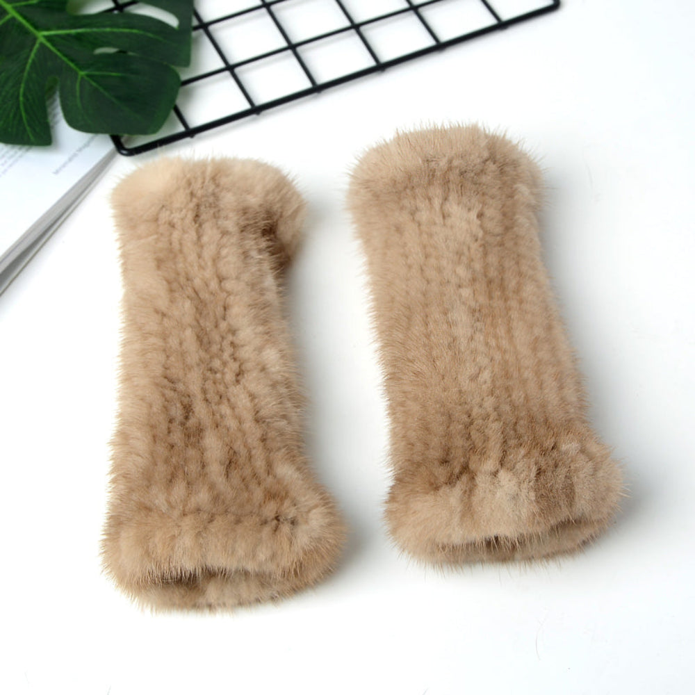 Comfortable Winter Gloves - Royal Blue Grey