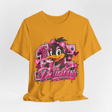 Delicious Pink Duck Graphic Tee — Cute Retro Streetwear T-Shirt