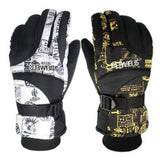 Insulated winter ski gloves for skiing and outdoor winter activities.