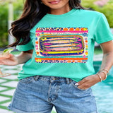 Sardine Can Graphic T-Shirt - Turquoise