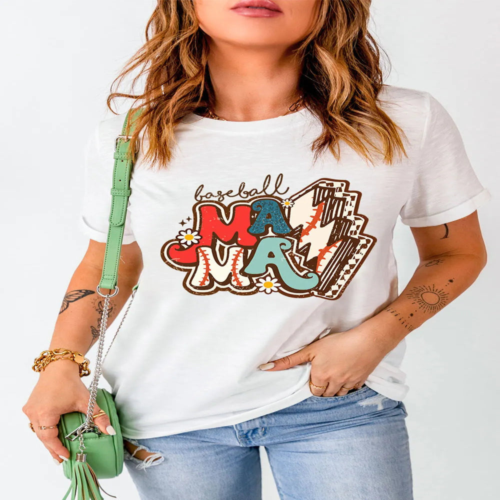 MERRY Round Neck Christmas Sweatshirt - White