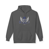 Royal R Crest Hoodie — Winged Letter R Crown Graphic Hoodie