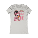 Just Me Womens Tee - Glam Duck Graphic Shirt