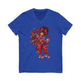 Girl Power V-Neck Tee – 'Pretty Girl Hustle' Graphic Tee for Girls & Teens