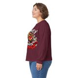 Money Makes Moves Teddy Bear Graphic Long Sleeve Shirt