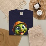 Cute Turtle Graphic T-Shirt — Thumbs-Up Cartoon Turtle Design