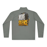 Quarter-Zip Pullover — "Move in Silence" Graphic