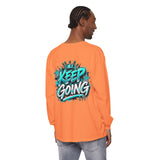 Unisex Keep Going Motivational Graphic Long Sleeve T-Shirt