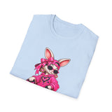 Kangaroo Skater Pink Graphic T-Shirt
