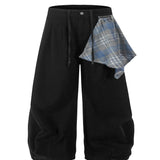 Men's Wide Leg Jeans - Black