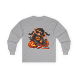 Halloween Streetwear Teddy Bear Graphic Long Sleeve