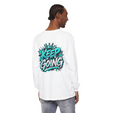 Unisex Keep Going Motivational Graphic Long Sleeve T-Shirt