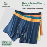 Men's Bamboo Athletic Boxer Briefs - Black