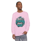 Unisex Keep Going Motivational Graphic Long Sleeve T-Shirt
