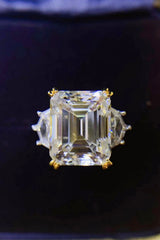 5 Carat Moissanite 925 Sterling Silver Ring - Silver