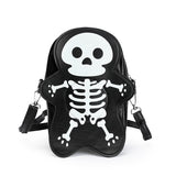 Halloween Skull Shoulder Bag Y2K Fashion Funny Cute Messenger Crossbody