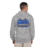 Blue Panther Streetwear Graphic Zip-Up Hoodie