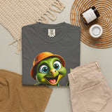 Cute Turtle Graphic T-Shirt — Thumbs-Up Cartoon Turtle Design
