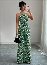 Women's Fashion Zebra Print Suspender Jumpsuit