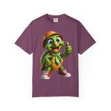 Cute Turtle Graphic T-Shirt — Thumbs-Up Cartoon Turtle Design